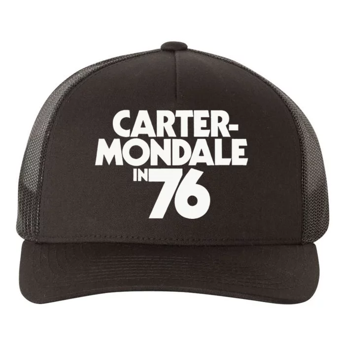 Carter Mondale In 76 Campaign Poster Jimmy Carter 1976 Yupoong Adult 5-Panel Trucker Hat