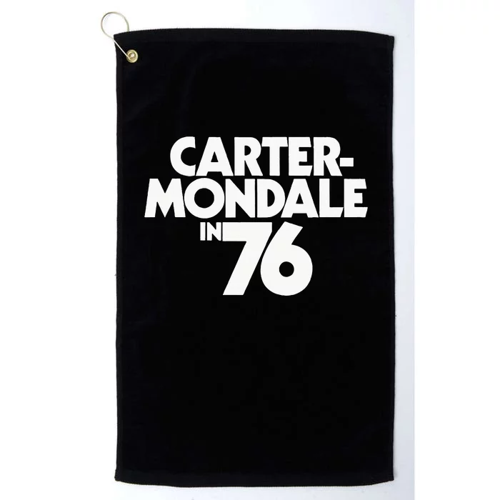 Carter Mondale In 76 Campaign Poster Jimmy Carter 1976 Platinum Collection Golf Towel