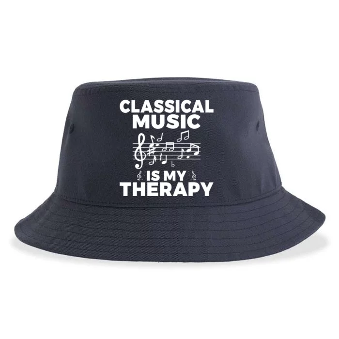 Classical Music is my Therapy Classical Music Sustainable Bucket Hat