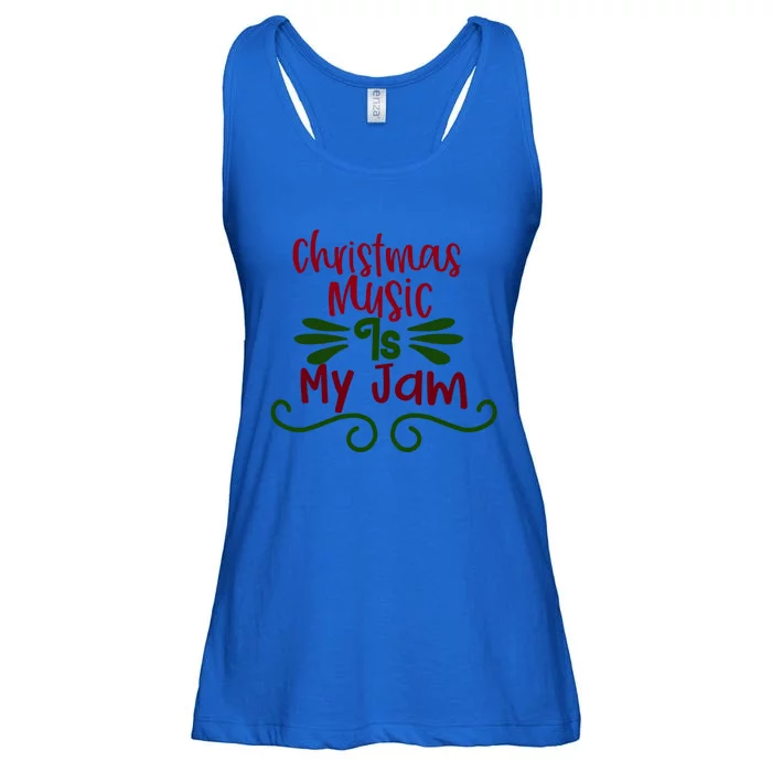 Christmas Music Is My Jam Unisex Funny Gift Ladies Essential Flowy Tank