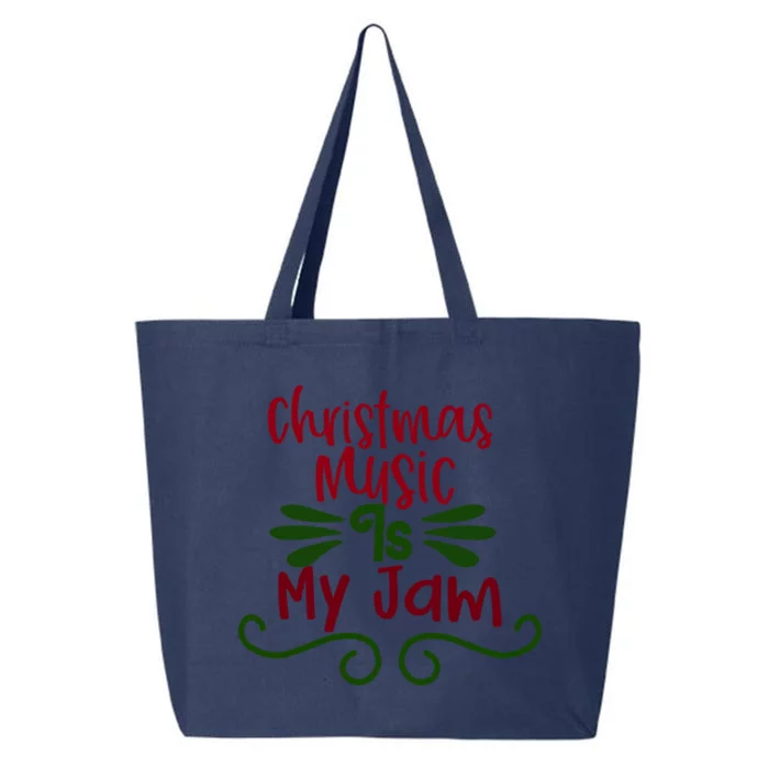 Christmas Music Is My Jam Unisex Funny Gift 25L Jumbo Tote