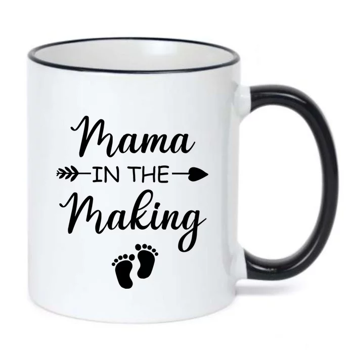 Cute Mama In The Making Pregnancy Announcet Great Gift Black Color Changing Mug