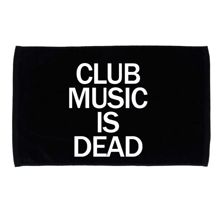 Club Music Is Dead Microfiber Hand Towel