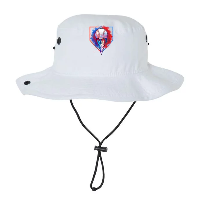 Cute Melting Ice Cream Baseball Ball Home Plate Legacy Cool Fit Booney Bucket Hat