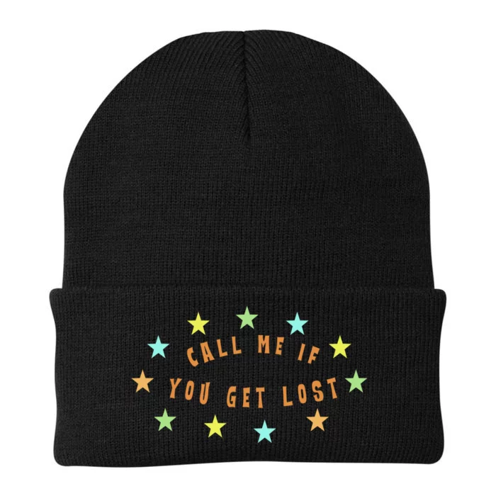 Call Me If You Get Lost Star Knit Cap Winter Beanie