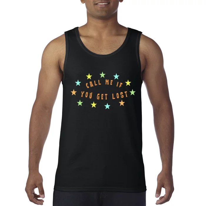 Call Me If You Get Lost Star Tank Top