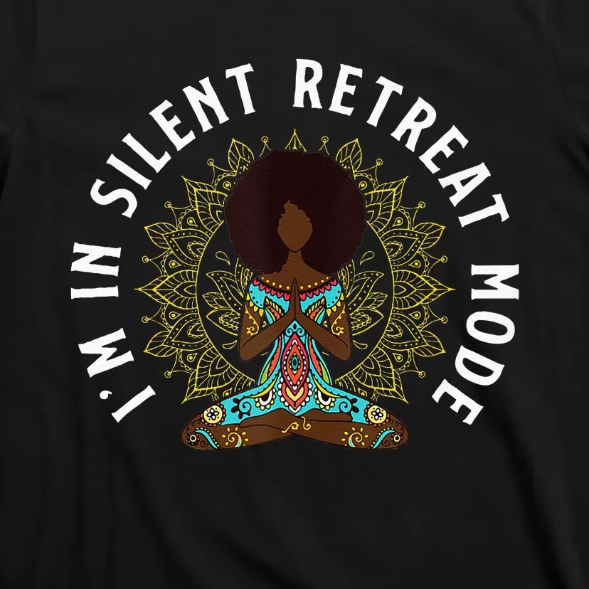 Cute Meditation Im In Silent Retreat Mode Boy T-Shirt