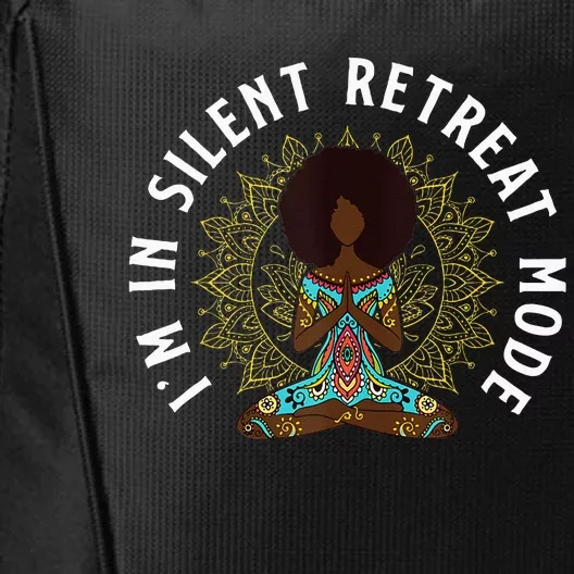 Cute Meditation Im In Silent Retreat Mode Boy City Backpack