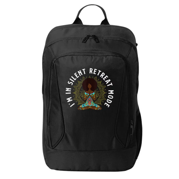 Cute Meditation Im In Silent Retreat Mode Boy City Backpack