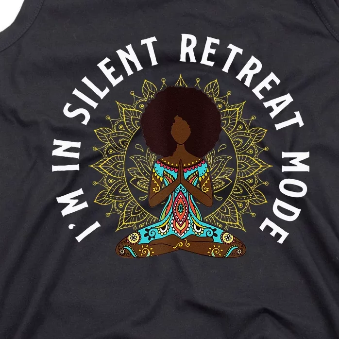 Cute Meditation Im In Silent Retreat Mode Boy Tank Top