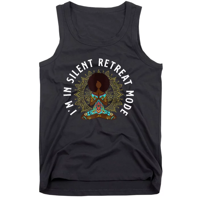 Cute Meditation Im In Silent Retreat Mode Boy Tank Top