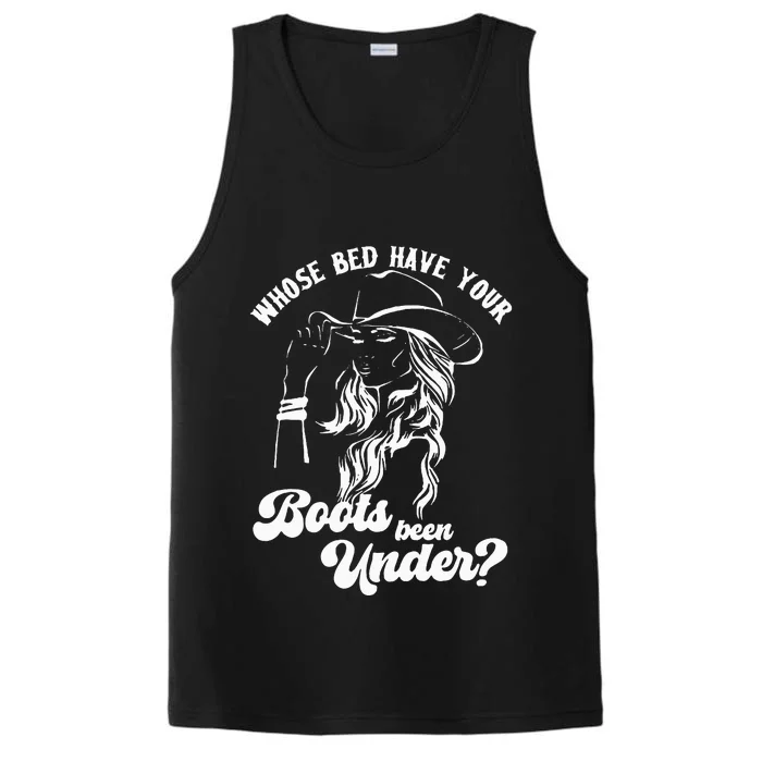 Country Music Inspired Boot Design Performance Tank