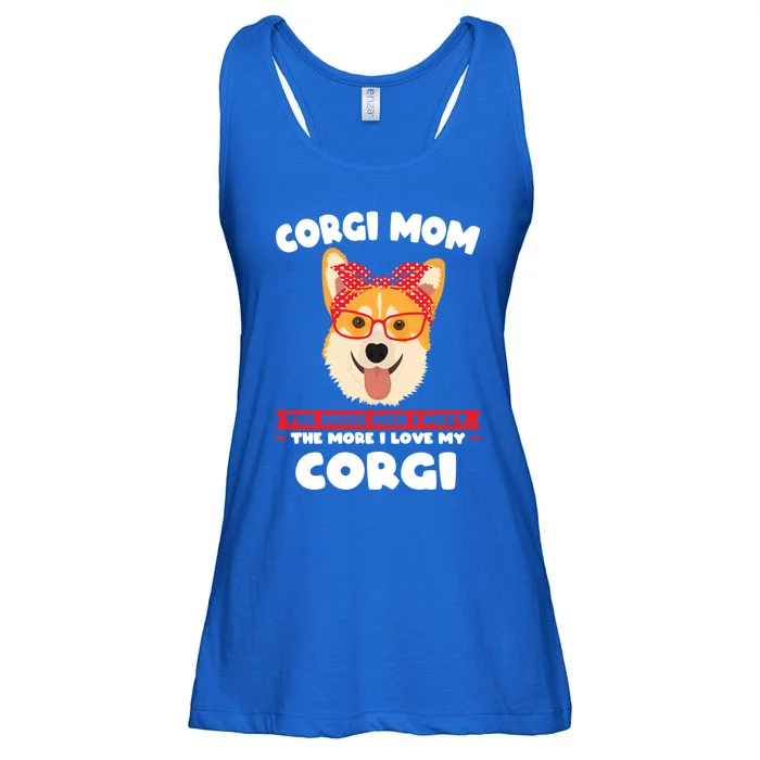 Corgi Mom I Love My Corgi Corgi Mom Cute Gift Ladies Essential Flowy Tank