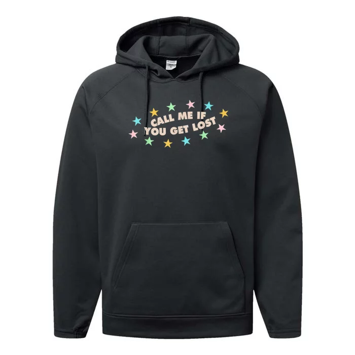 Call Me If You Get Lost Trendy Costume Performance Fleece Hoodie