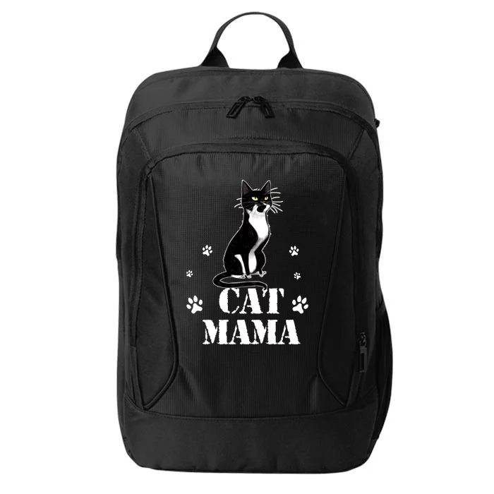 Cats Mama I Love Cats Funny Gift City Backpack