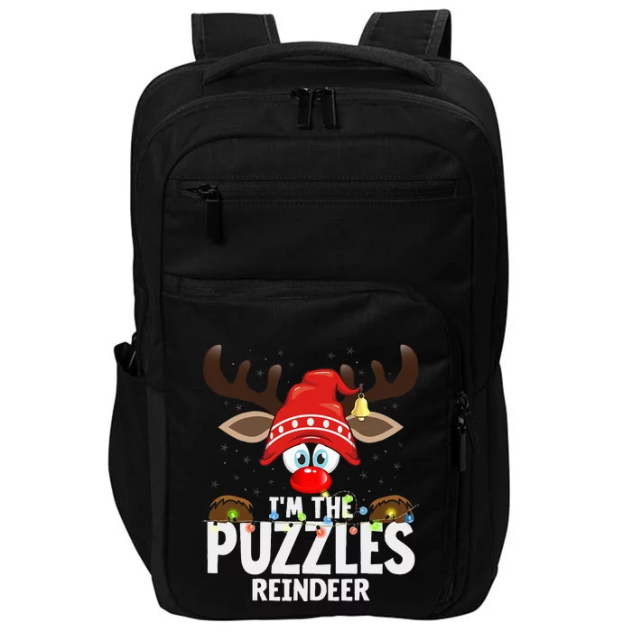 Christmas Matching IM The Puzzles Reindeer Impact Tech Backpack