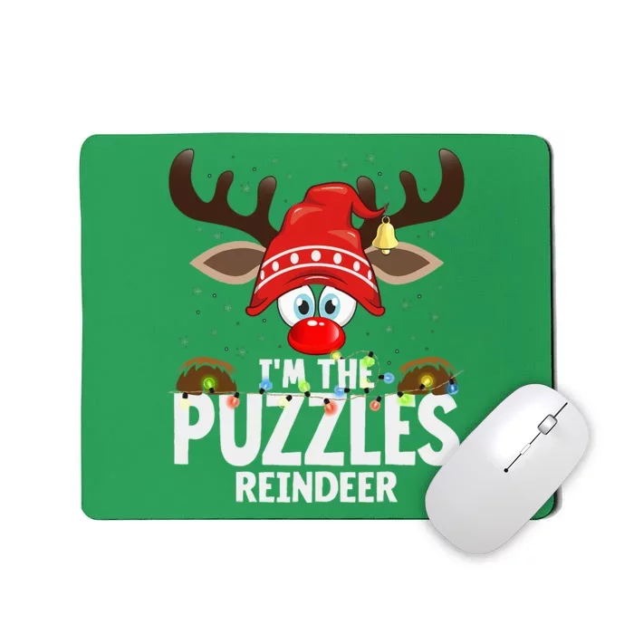 Christmas Matching IM The Puzzles Reindeer Mousepad