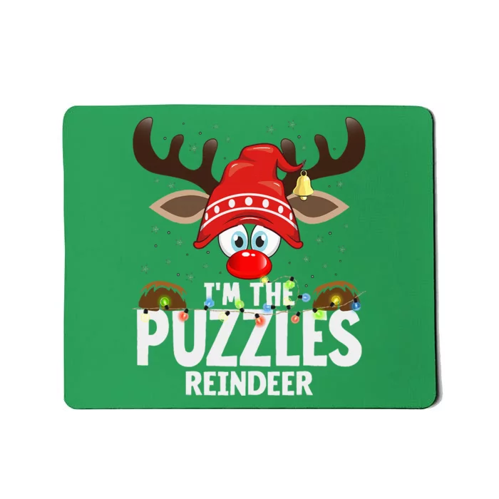 Christmas Matching IM The Puzzles Reindeer Mousepad