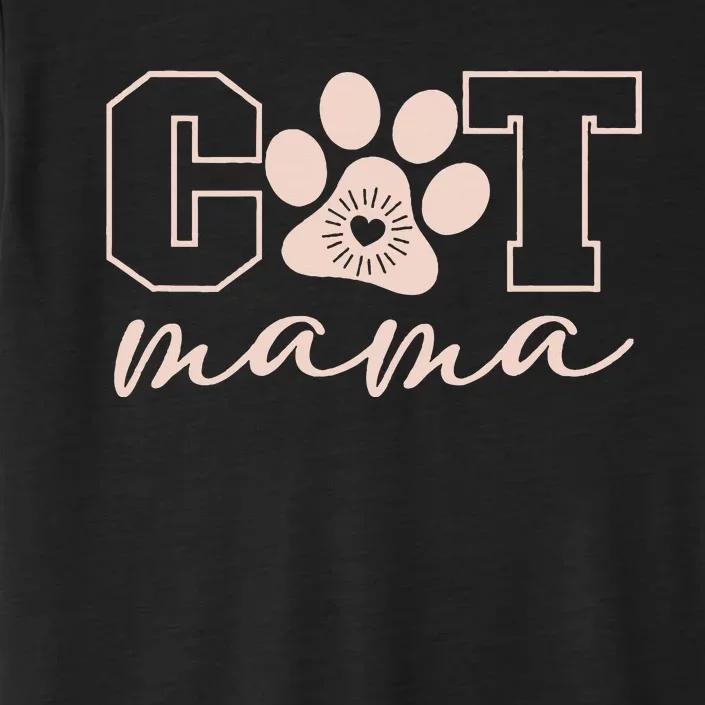 Cat Mama I Love My Cat Cat Mom Great Gift Classic ChromaSoft Performance T-Shirt