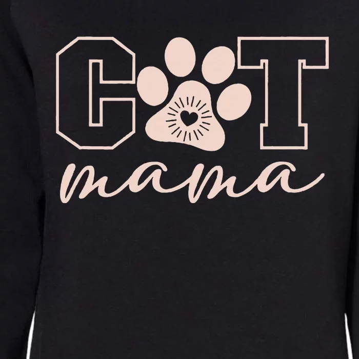 Cat Mama I Love My Cat Cat Mom Great Gift Classic Womens California Wash Sweatshirt