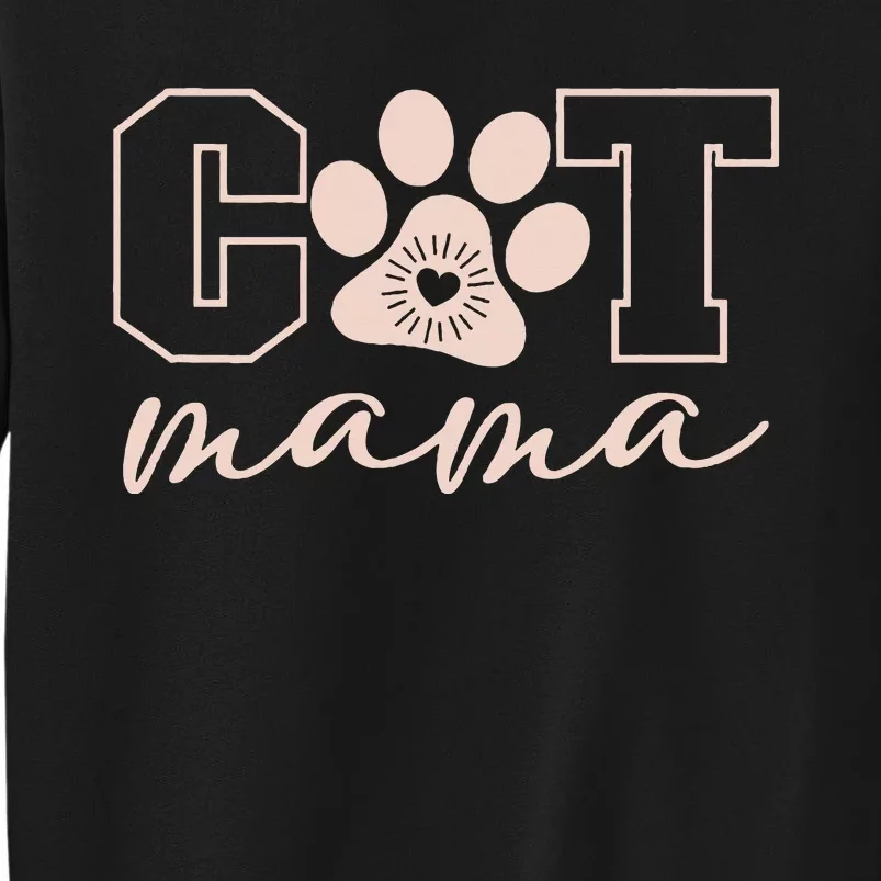 Cat Mama I Love My Cat Cat Mom Great Gift Classic Tall Sweatshirt