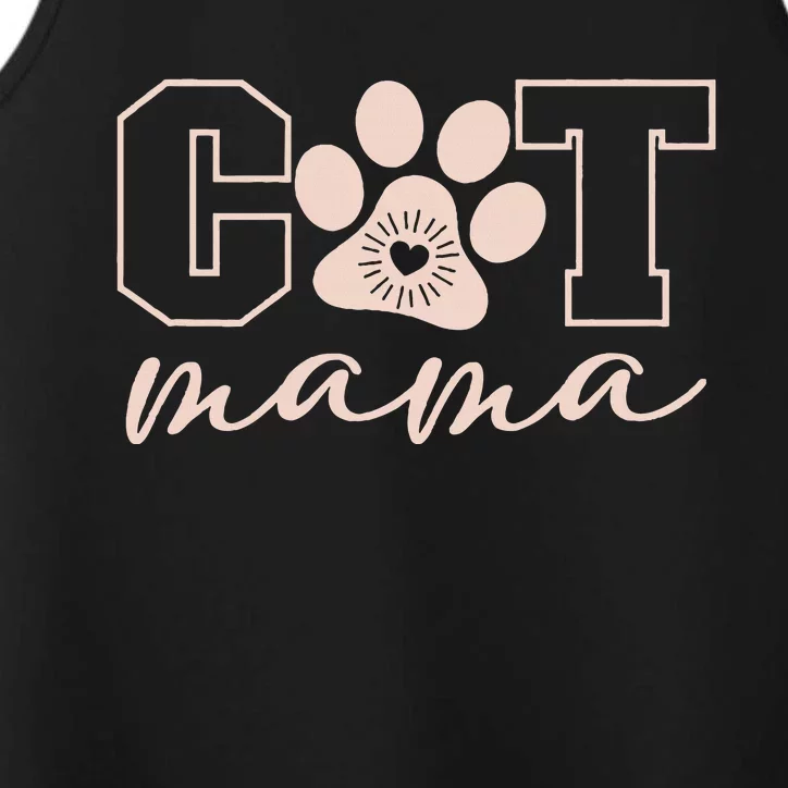 Cat Mama I Love My Cat Cat Mom Great Gift Classic Performance Tank