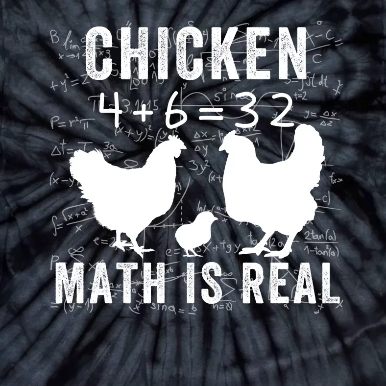 Chicken Math Is Real Chicken Lover Funny Chicken Math Meme Chicken Whisperer Tie-Dye T-Shirt