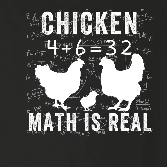 Chicken Math Is Real Chicken Lover Funny Chicken Math Meme Chicken Whisperer Toddler Long Sleeve Shirt