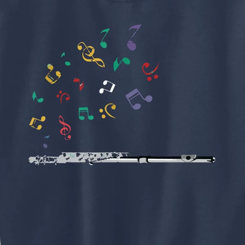 Classical Musical Instrument Flutist Gift Flute Kids Sweatshirt