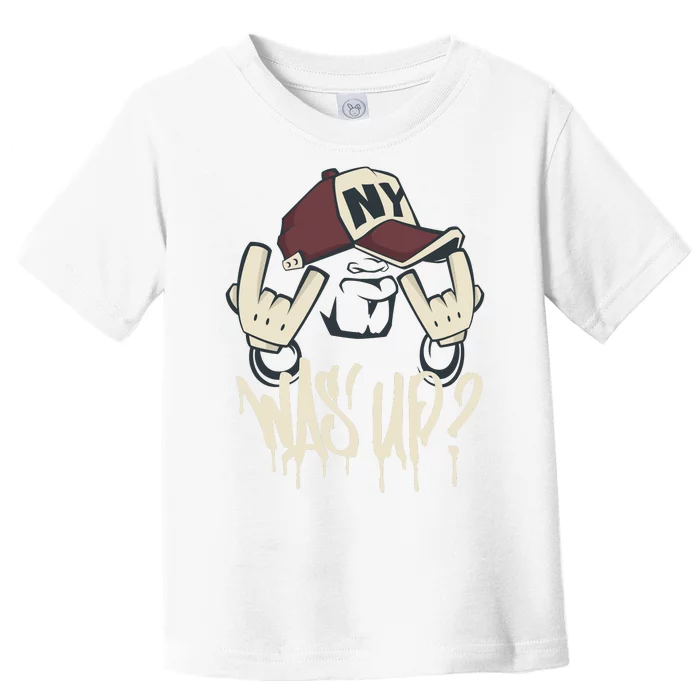 Cool Man In Cap Toddler T-Shirt