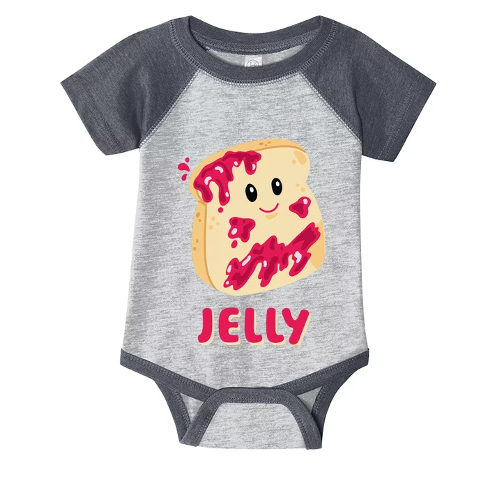 Couple Matching Jelly & Peanut Butter Halloween Infant Baby Jersey Bodysuit