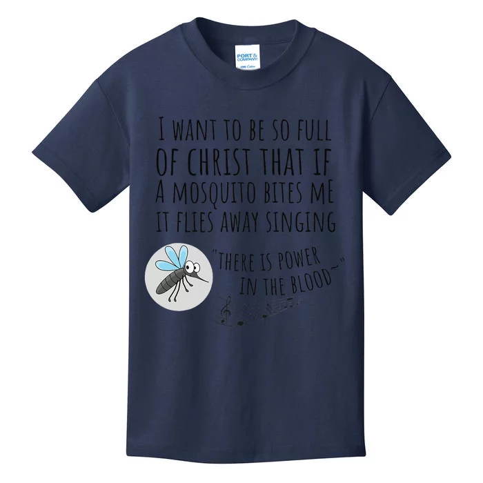 Christian Mosquito Joke Funny Bible & Jesus Kids T-Shirt