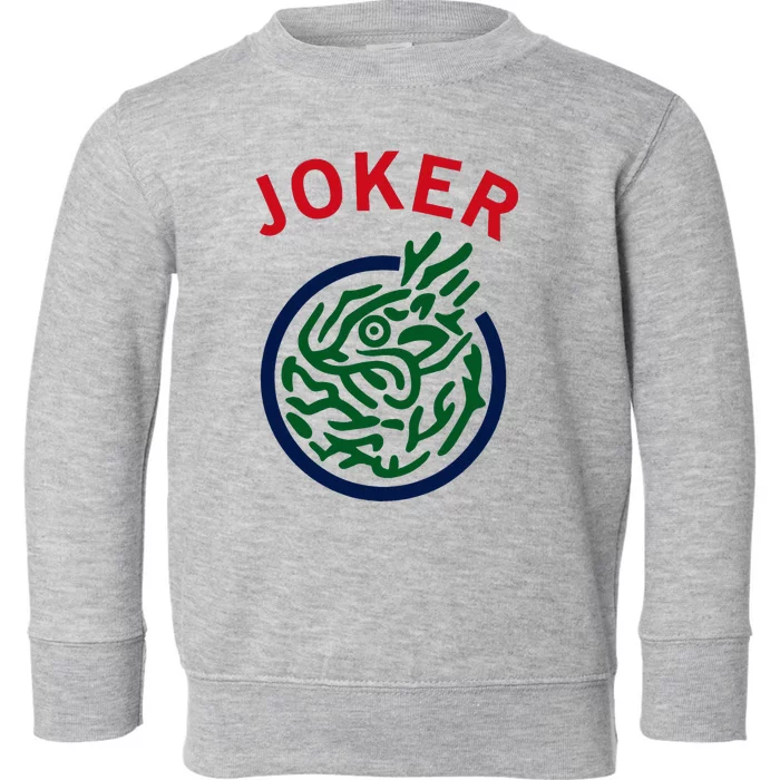 Chinese Mah Jong Joker Tile Mahjong Costume Toddler Sweatshirt