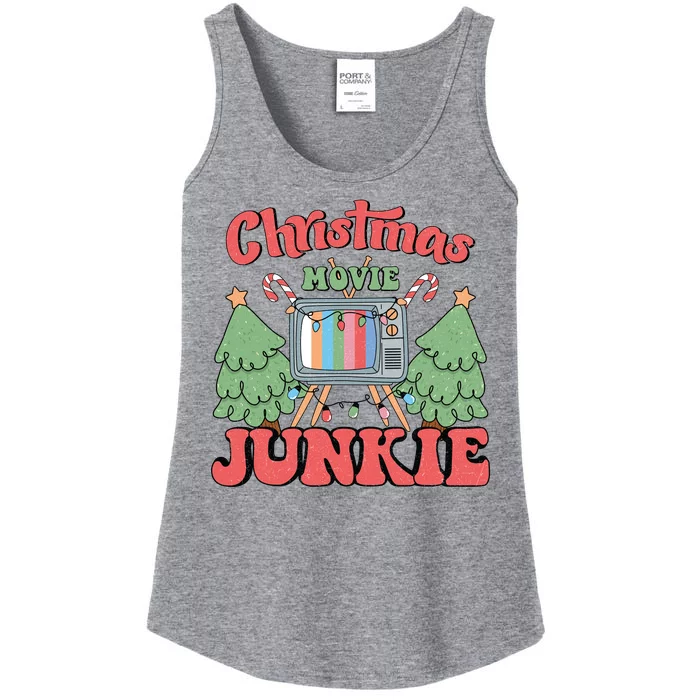 Christmas Movie Junkie Ladies Essential Tank