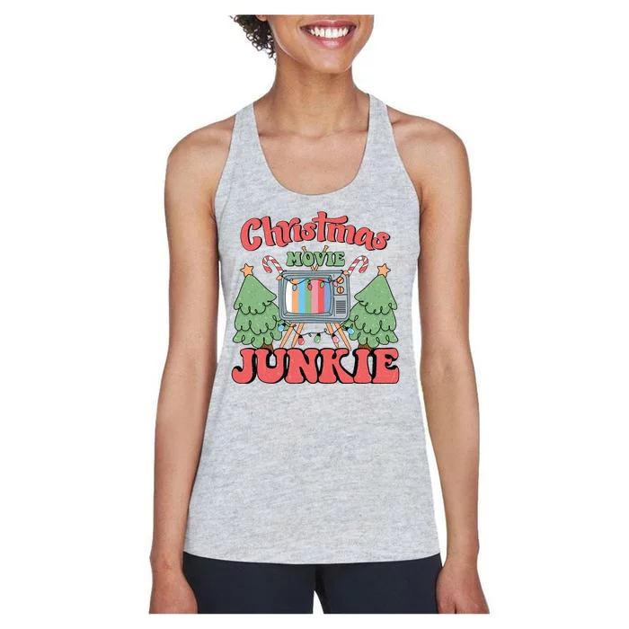 Christmas Movie Junkie Women's Racerback Tank