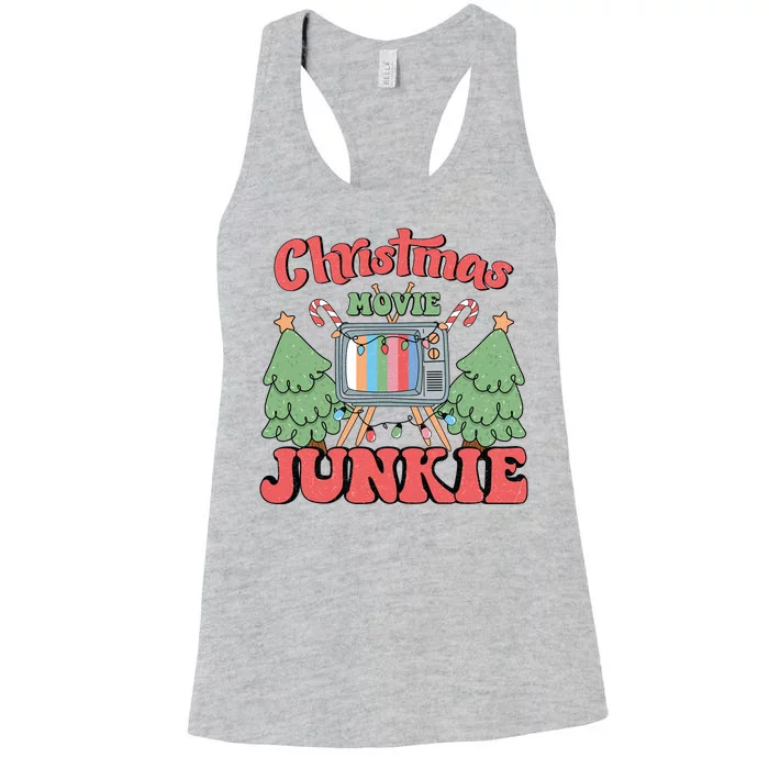 Christmas Movie Junkie Women's Racerback Tank