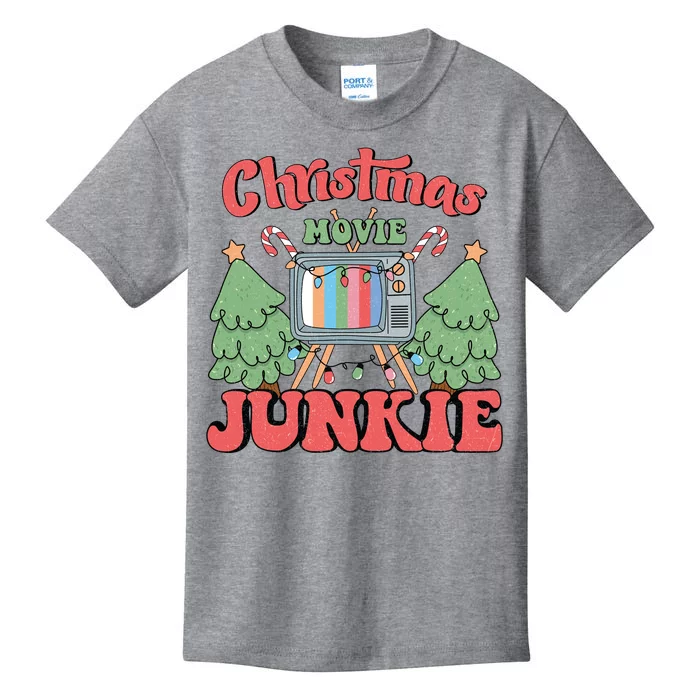 Christmas Movie Junkie Kids T-Shirt