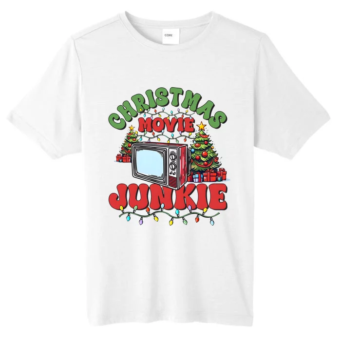 Christmas Movie Junkie Xmas Holiday Season ChromaSoft Performance T-Shirt