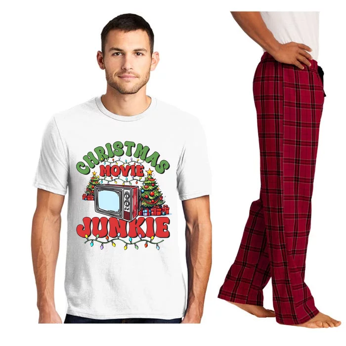 Christmas Movie Junkie Xmas Holiday Season Pajama Set