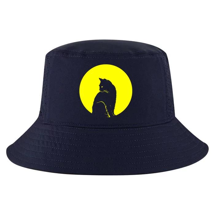 Cat Moon Kitty Full Moon Cool Comfort Performance Bucket Hat