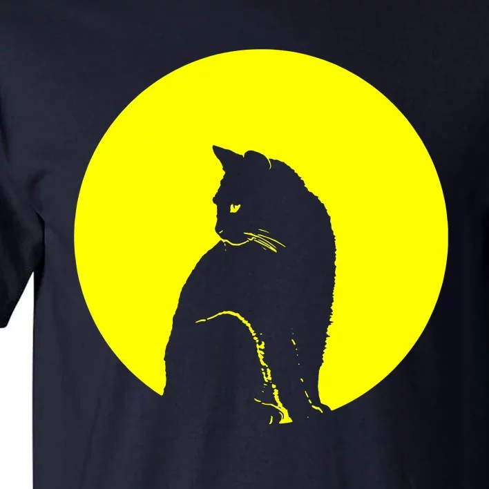 Cat Moon Kitty Full Moon Tall T-Shirt