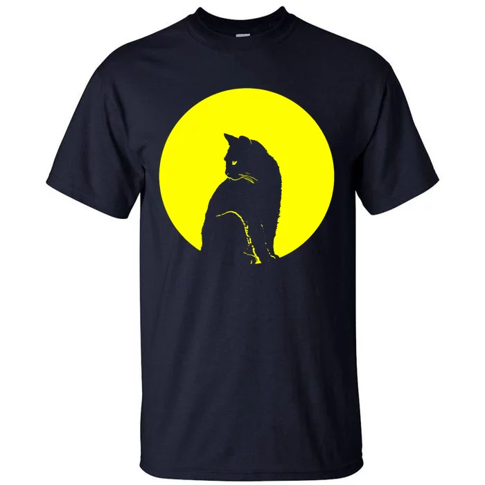 Cat Moon Kitty Full Moon Tall T-Shirt