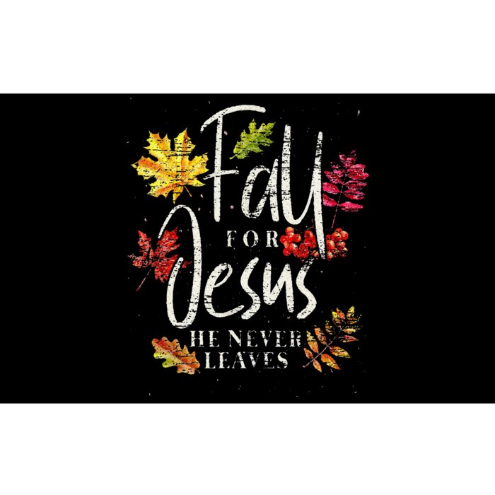 Cool Maple Leave Thanksgiving Autumn Fall For Jesus Bumper Sticker