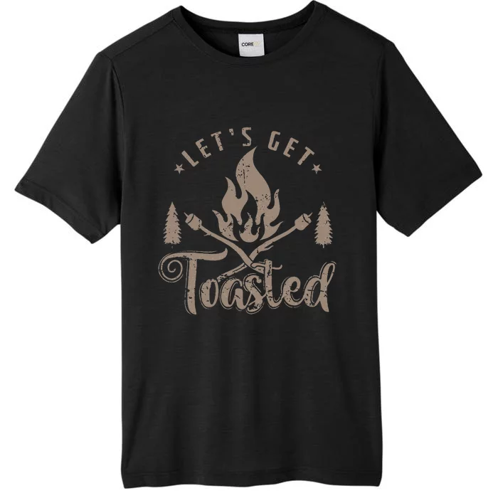 Camping Marshmallow Let`s Get Toasted ChromaSoft Performance T-Shirt