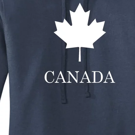 Canada Maple Leaf Canadian Flag Women's Pullover Hoodie