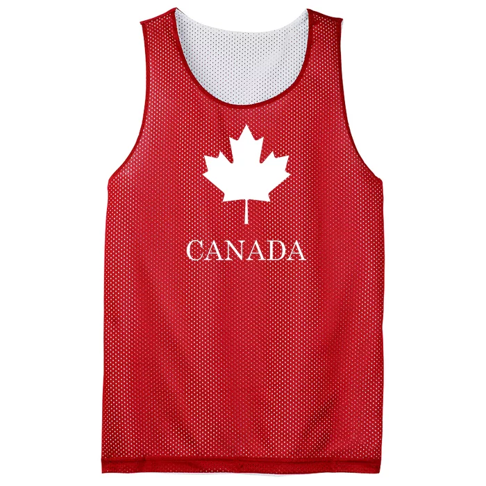 Canada Maple Leaf Canadian Flag Mesh Reversible Basketball Jersey Tank