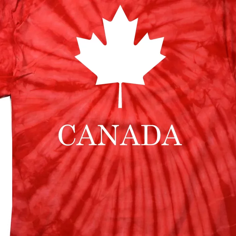 Canada Maple Leaf Canadian Flag Tie-Dye T-Shirt