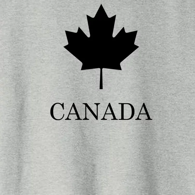 Canada Maple Leaf Canadian Flag Women's Crop Top Tee