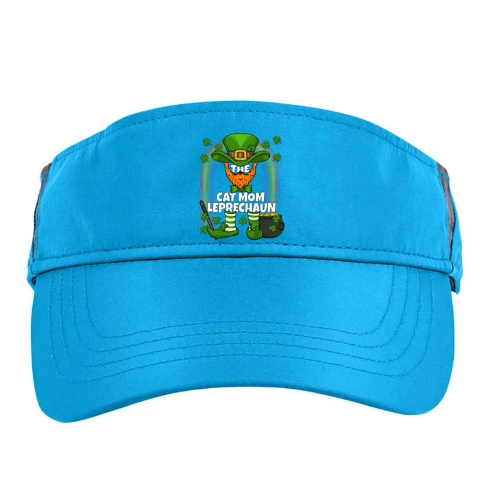 Cat Mom Leprechaun Family Matching St Patricks Day Party Gift Adult Drive Performance Visor