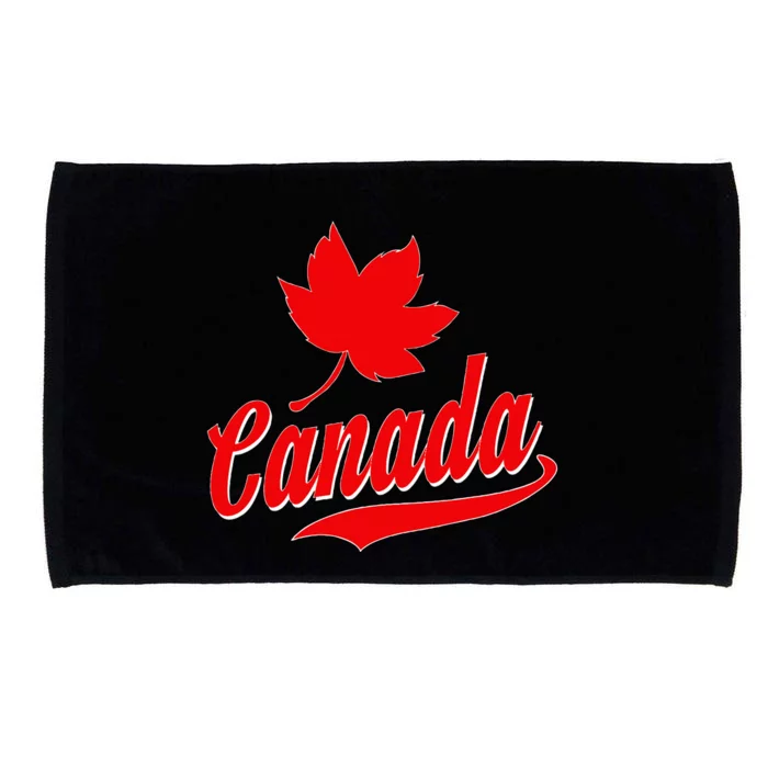 Canadian Maple Leaf Country Canada Microfiber Hand Towel